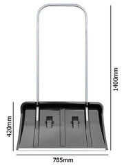 Sniega stūmējs K1 цена и информация | Лопаты для снега, толкатели | 220.lv
