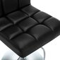 vidaXL bāra krēsli, 2 gab., melna mākslīgā āda цена и информация | Virtuves un ēdamistabas krēsli | 220.lv