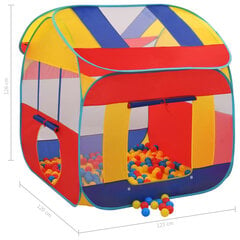 vidaXL spēļu telts ar 300 bumbiņām, XXL cena un informācija | Bērnu rotaļu laukumi, mājiņas | 220.lv