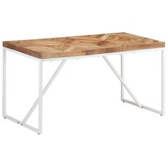 Обеденный стол, 140x70x76 см, коричневый цена и информация | Кухонные и обеденные столы | 220.lv