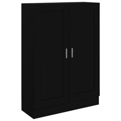 Книжный шкаф VidaXL, 82.5x30.5x115 см, черный цена и информация | Полки | 220.lv