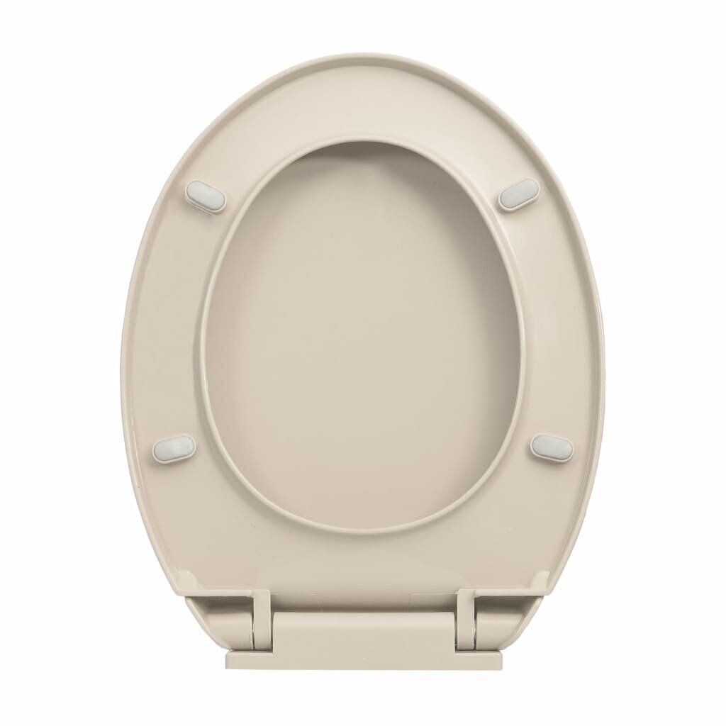 vidaXL tualetes poda vāks, lēnās aizvēršanas funkcija, aprikožu krāsa цена и информация | Piederumi tualetes podiem un bidē | 220.lv
