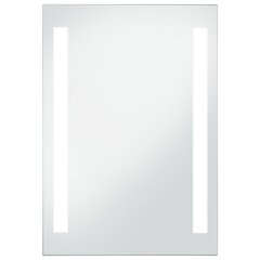 vidaXL vannasistabas sienas spogulis ar LED apgaismojumu, 60x80 cm цена и информация | Зеркала | 220.lv