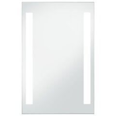 vidaXL vannasistabas spogulis ar LED, 60x100 cm cena un informācija | Spoguļi | 220.lv