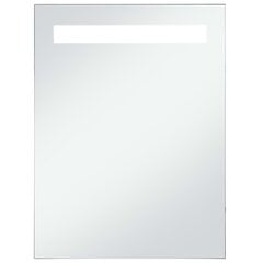 vidaXL vannasistabas sienas spogulis ar LED apgaismojumu, 60x80 cm цена и информация | Зеркальца | 220.lv
