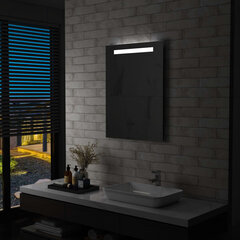 vidaXL vannasistabas sienas spogulis ar LED apgaismojumu, 60x80 cm цена и информация | Зеркала | 220.lv