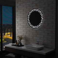 vidaXL vannasistabas spogulis ar LED apgaismojumu, 70 cm cena un informācija | Spoguļi | 220.lv