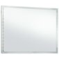 vidaXL vannasistabas sienas spogulis ar LED apgaismojumu, 100x60 cm цена и информация | Spoguļi | 220.lv
