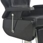 vidaXL frizieru krēsls, 72x68x98 cm, melna mākslīgā āda cena un informācija | Biroja krēsli | 220.lv