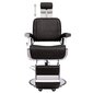 vidaXL frizieru krēsls, 68x69x116 cm, melna mākslīgā āda цена и информация | Biroja krēsli | 220.lv