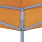 vidaXL dārza nojumes jumts, 3x3 m, oranžs, 270 g/m² цена и информация | Dārza nojumes un lapenes | 220.lv