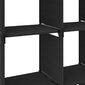 vidaXL plaukts, 15 kubveida nodalījumi, 103x30x175,5 cm, melns, audums цена и информация | Plaukti | 220.lv