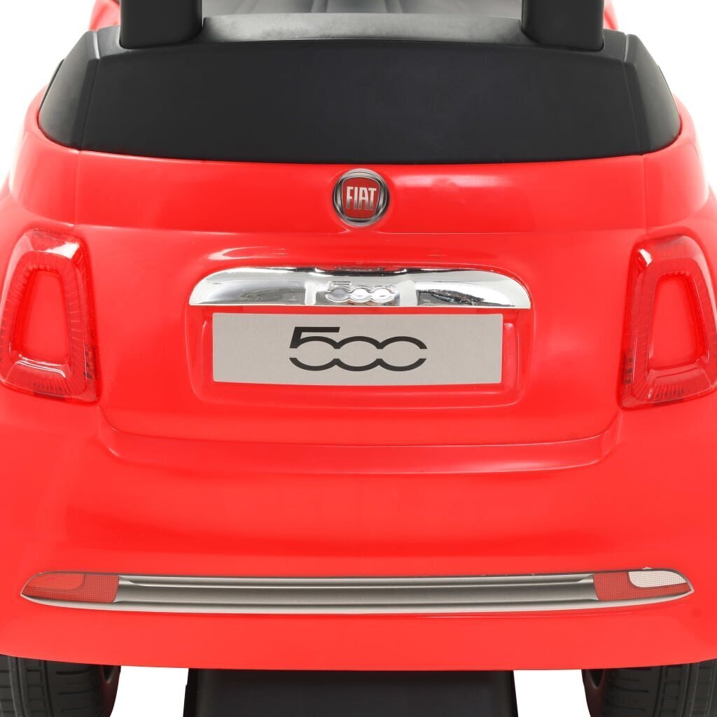 vidaXL bērnu rotaļu mašīna, Fiat 500, sarkana cena un informācija | Bērnu elektroauto | 220.lv