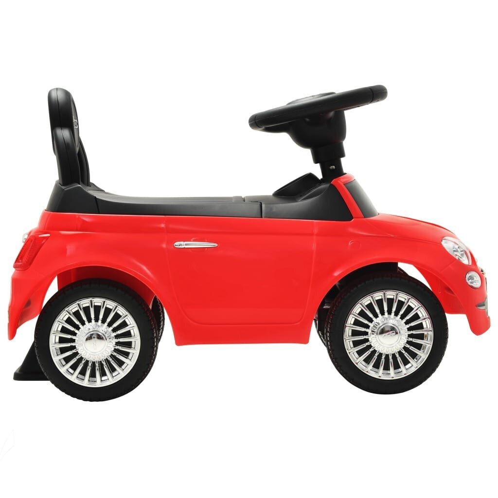 vidaXL bērnu rotaļu mašīna, Fiat 500, sarkana цена и информация | Bērnu elektroauto | 220.lv
