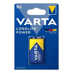 Щелочные батарейки Varta 9V Longlife Power цена и информация | Батерейки | 220.lv