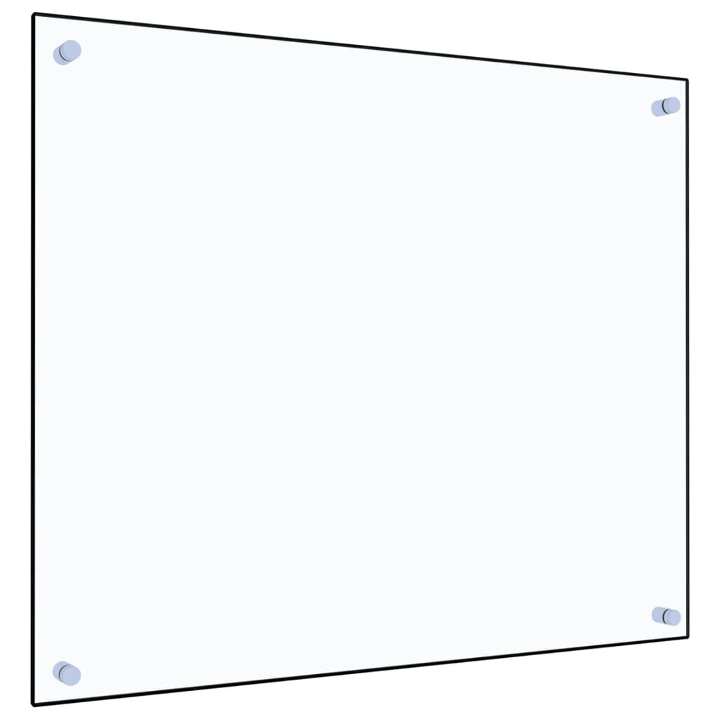 vidaXL virtuves panelis, 70x60 cm, caurspīdīgs rūdīts stikls цена и информация | Virtuves furnitūra | 220.lv