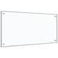vidaXL virtuves panelis, 80x40 cm, rūdīts stikls, caurspīdīgs cena un informācija | Virtuves furnitūra | 220.lv