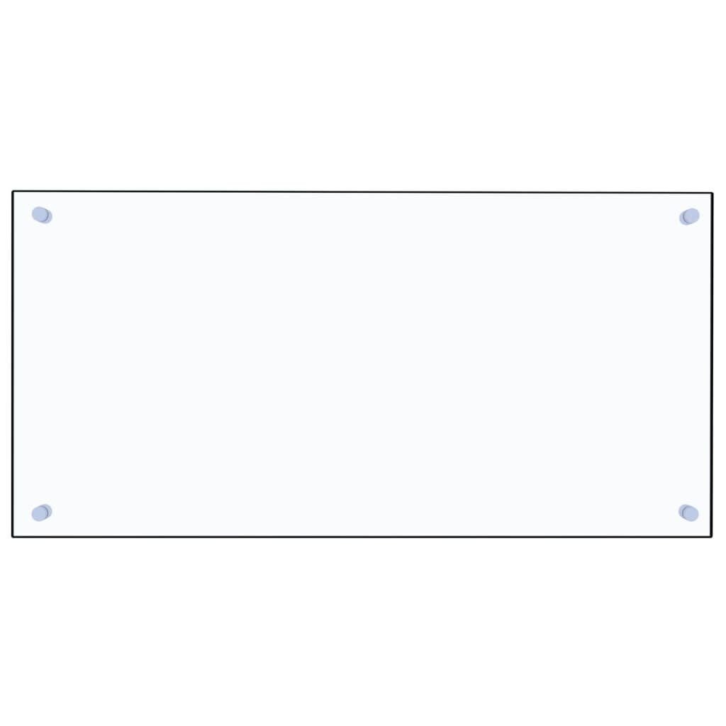 vidaXL virtuves panelis, 80x40 cm, rūdīts stikls, caurspīdīgs цена и информация | Virtuves furnitūra | 220.lv