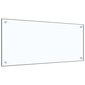 vidaXL virtuves panelis, 90x40 cm, rūdīts stikls, caurspīdīgs cena un informācija | Virtuves furnitūra | 220.lv