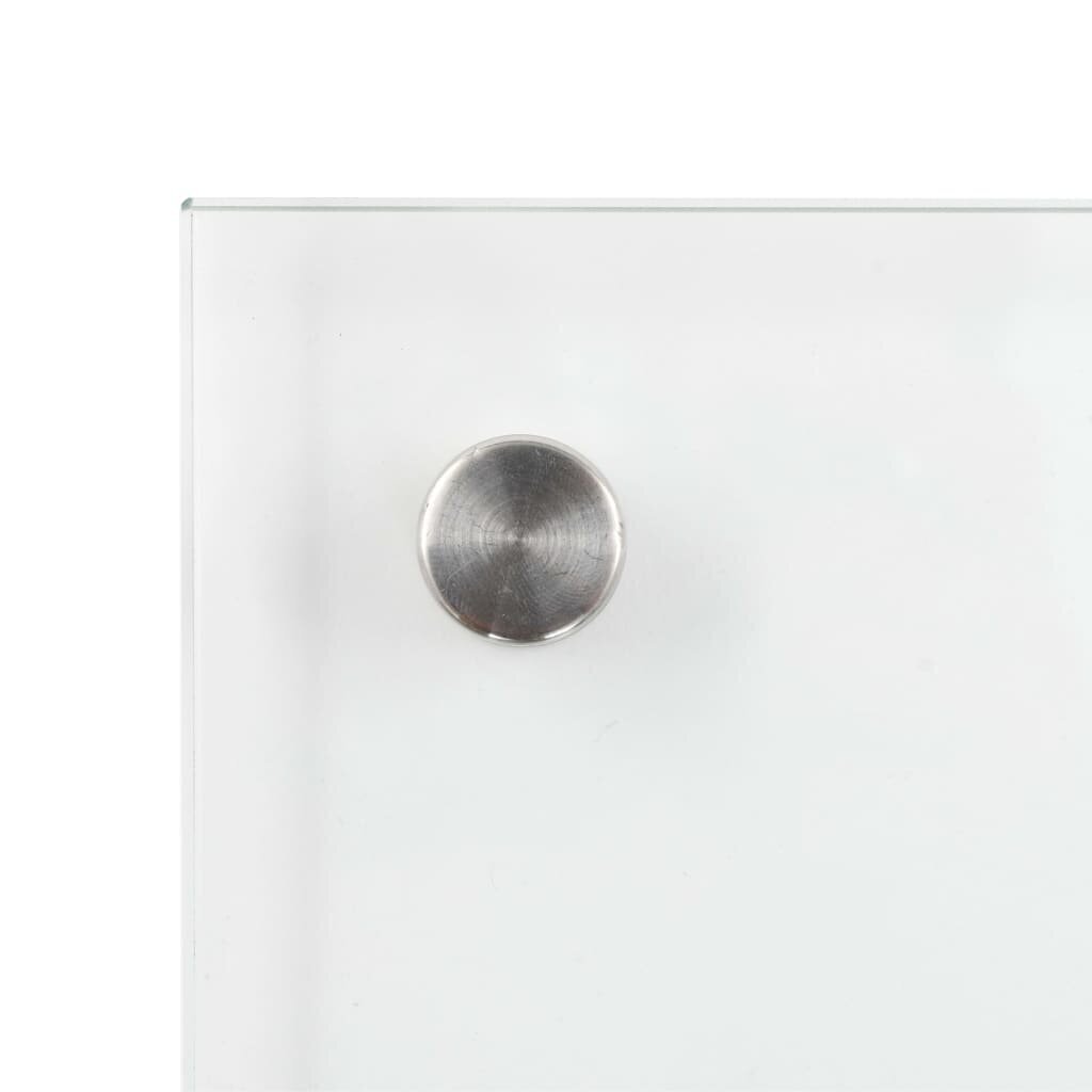vidaXL virtuves panelis, 90x40 cm, rūdīts stikls, caurspīdīgs цена и информация | Virtuves furnitūra | 220.lv