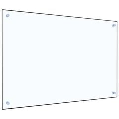 vidaXL virtuves panelis, 90x60 cm, rūdīts stikls, caurspīdīgs cena un informācija | Virtuves furnitūra | 220.lv