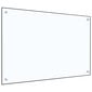 vidaXL virtuves panelis, 90x60 cm, rūdīts stikls, caurspīdīgs цена и информация | Virtuves furnitūra | 220.lv