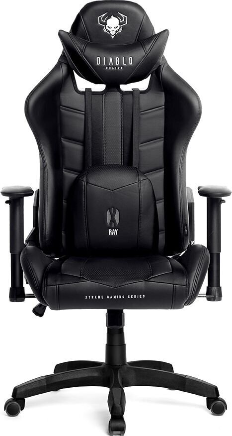 Spēļu krēsls Diablo X-Ray Normal Size L, melns cena un informācija | Biroja krēsli | 220.lv