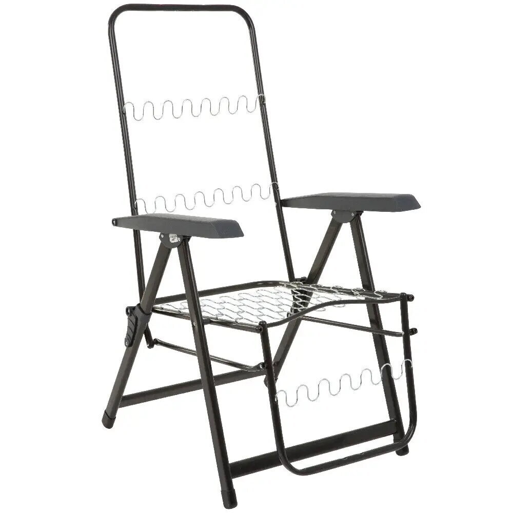 Saliekamais krēsls-zvilnis Patio Lena Plus A079-06PB, pelēks цена и информация | Dārza krēsli | 220.lv