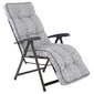 Saliekamais krēsls-zvilnis Patio Lena Plus A079-06PB, pelēks цена и информация | Dārza krēsli | 220.lv
