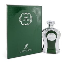 Парфюмированная вода Afnan His Highness green EDP для мужчин, 100 мл цена и информация | Мужские духи | 220.lv