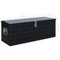 vidaXL alumīnija kaste, 1085x370x400 mm, melna cena un informācija | Instrumentu kastes | 220.lv