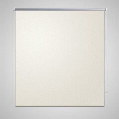 Ruļļu žalūzijas, 120 x 175 cm, gaismu necaurlaidīgas, baltas цена и информация | Рулонные шторы | 220.lv