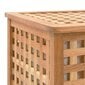 vidaXL veļas kaste, 77,5x37,5x46,5 cm, valriekstu masīvkoks цена и информация | Vannas istabas aksesuāri | 220.lv