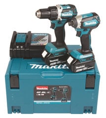 Набор инструментов Makita DLX2189TJ ,18V 2 x 5,0Ah Li-ion цена и информация | Шуруповерты, дрели | 220.lv