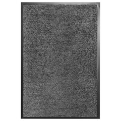 Придверный коврик, 40x60 см, серый цена и информация | Придверный коврик | 220.lv