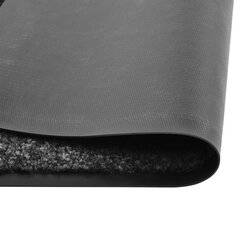 vidaXL durvju paklājs, mazgājams, melns, 120x180 cm цена и информация | Придверные коврики | 220.lv