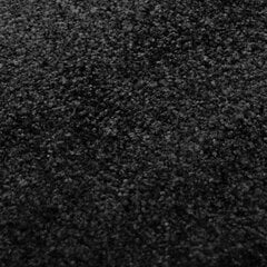 vidaXL durvju paklājs, mazgājams, melns, 90x120 cm цена и информация | Придверные коврики | 220.lv