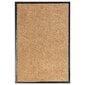 vidaXL durvju paklājs, mazgājams, krēmkrāsā, 40x60 cm cena un informācija | Kājslauķi | 220.lv