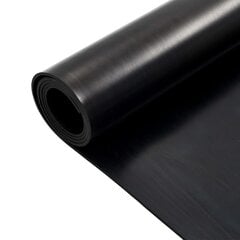 vidaXL grīdas paklājs, neslīdoša gumija, 1,2x2 m, 4 mm, gluds цена и информация | Универсальные коврики | 220.lv