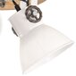 vidaXL griestu lampa, industriāls dizains, balta, 42x27 cm, 25 W, E27 цена и информация | Griestu lampas | 220.lv