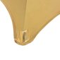 vidaXL galdauti, 2 gab., elastīgi, 70 cm, zelta цена и информация | Galdauti, salvetes | 220.lv