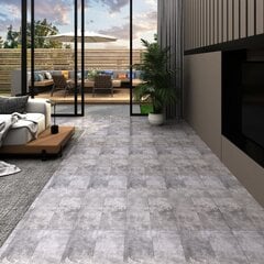 vidaXL grīdas dēļi, 5,26 m², 2 mm, cementa brūns PVC цена и информация | Ламинированный пол | 220.lv