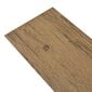 vidaXL grīdas dēļi, 4,46 m², 3 mm, riekstu brūns PVC цена и информация | Lamināts | 220.lv