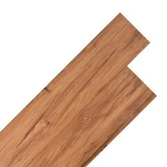 vidaXL grīdas dēļi, 4,46 m², 3 mm, dabīgas gobas koka krāsas PVC cena un informācija | Lamināts | 220.lv