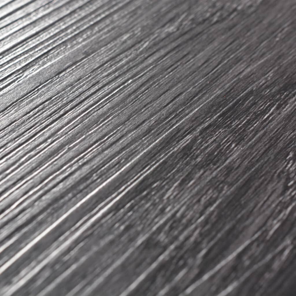 vidaXL grīdas dēļi, 4,46 m², 3 mm, melns PVC cena un informācija | Lamināts | 220.lv