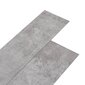 vidaXL grīdas dēļi, 5,26 m², 2 mm, zemes pelēks PVC цена и информация | Lamināts | 220.lv