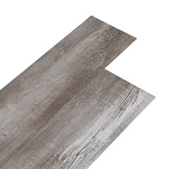 vidaXL grīdas dēļi, 5,26 m², 2 mm, matēta, brūna koka PVC cena un informācija | Lamināts | 220.lv