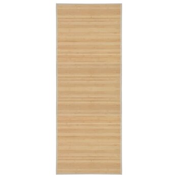 vidaXL paklājs, bambuss, 80x200 cm, dabīgā krāsā цена и информация | Ковры | 220.lv