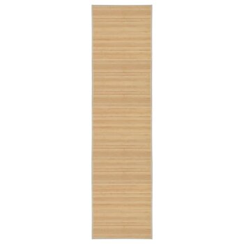 vidaXL paklājs, bambuss, 80x300 cm, dabīgā krāsā цена и информация | Ковры | 220.lv
