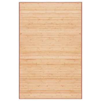 vidaXL paklājs, 100x160 cm, brūns bambuss цена и информация | Ковры | 220.lv